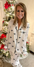 Load image into Gallery viewer, Bows Print 2-Piece Sleepwear
