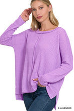 Load image into Gallery viewer, Dolman Long Sleeve Boat Neck Sweater
