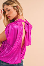 Load image into Gallery viewer, Bright Pink Backless Blouse
