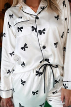 Load image into Gallery viewer, Bows Print 2-Piece Sleepwear
