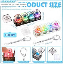 Load image into Gallery viewer, 4-in-1 Keyboard Fidget Clicker Toy With Led Light (Clear)
