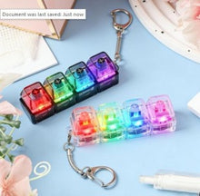 Load image into Gallery viewer, 4-in-1 Keyboard Fidget Clicker Toy With Led Light (Clear)
