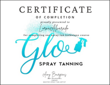 Load image into Gallery viewer, Spray Tan Technique Certification Course
