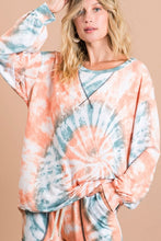 Load image into Gallery viewer, Tie Dye Print French Terry Pull Over
