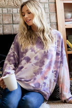 Load image into Gallery viewer, Brushed Tie Dye Terry Pull Over
